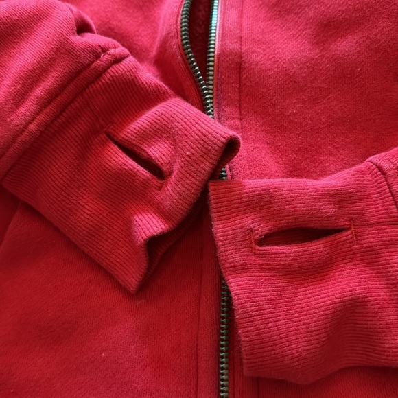 Lululemon Scuba full-zip Hoodie size 6, red - Picture 4 of 6